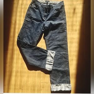 Burberry Jeans Nova Check Cuffs